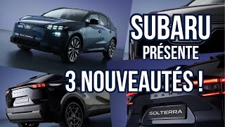 Découverte - Subaru présente 3 nouveautés 100% électriques !