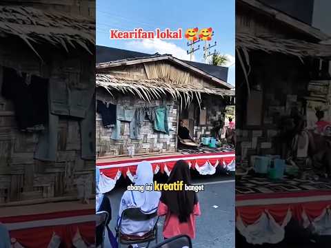 Ketika Punya Ide Kreatif Bikin Rumah Jaman Dulu Saat Karnaval