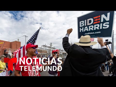 Gritos y consignas proTrump: tenso ambiente en Arizona por las elecciones presidenciales
