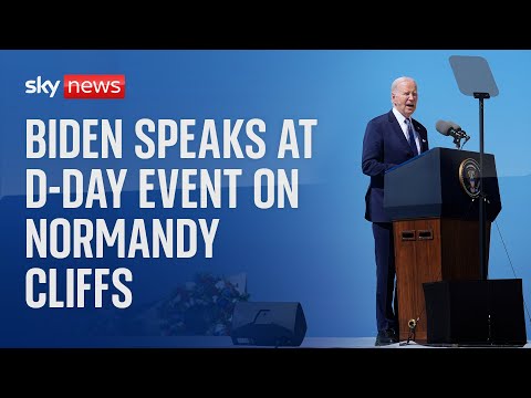 Watch live: Joe Biden gives speech on democracy and freedom in France