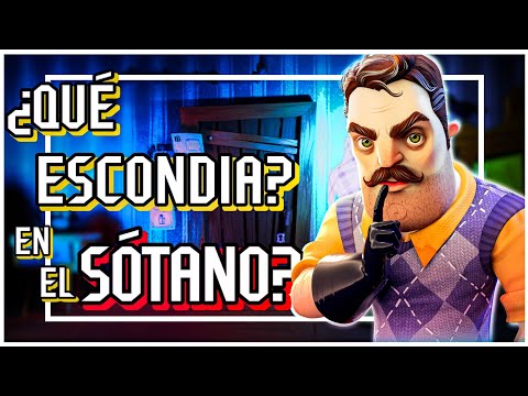 Al Final... ¿Qué OCULTABA El VECINO En El SÓTANO? (Hello Neighbor)