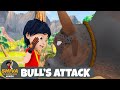 Bull's Attack on The Shiva  Shiva    Ep 28 Funny Action Cartoon  Shiva TV Show 2024 Hindi