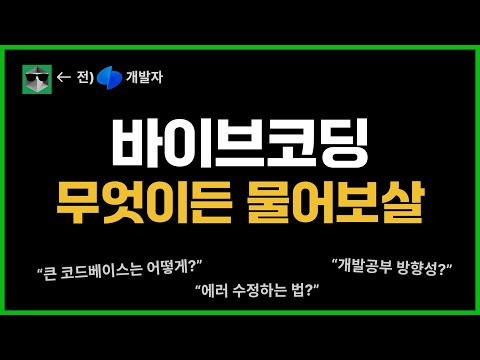 "바이브코딩 무엇이든 물어보살" 1탄