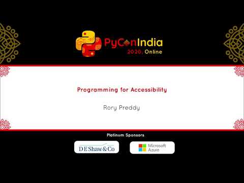 Programming for Accessibility