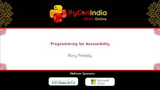 Programming for Accessibility