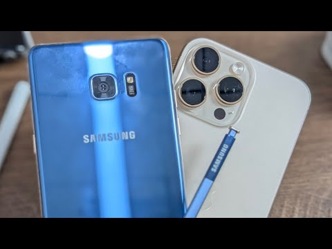 Samsung Galaxy Note 7 FE vs iPhone 16 Pro Max in 2025