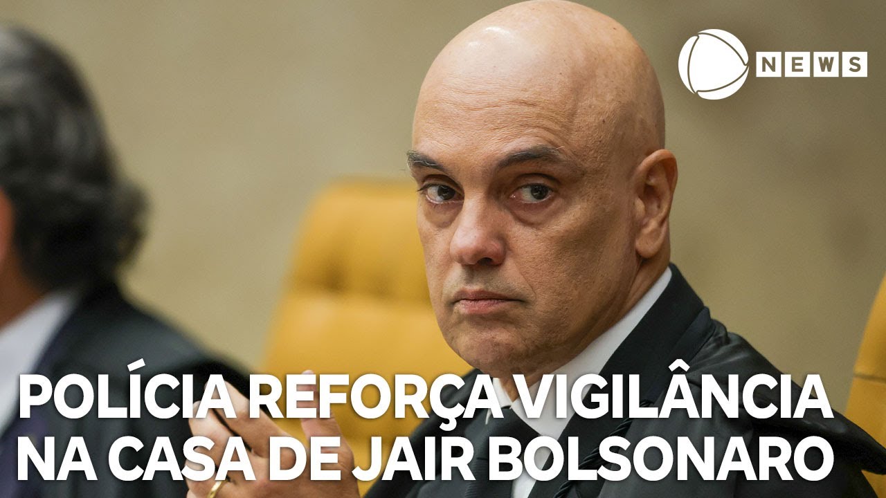 Moraes determina revista em área externa e em veículos que deixarem a casa de Bolsonaro