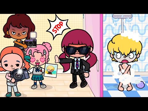 I Became A Famous Kpop Idol's Bodyguard 😎 Toca Life World | Toca Boca