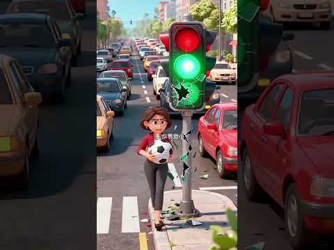 انا بدلت إشارة المرور ببطيخه😱❓️