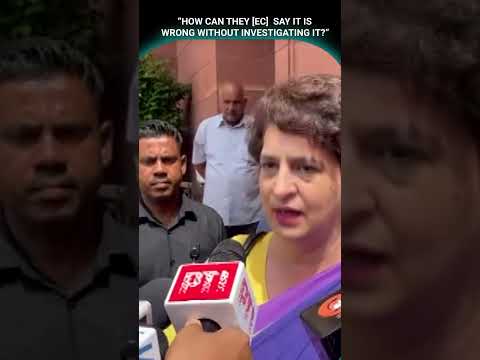 Priyanka Slams EC, Says It Must Rethink If It Believes It's Responsibility Is Only Towards BJP