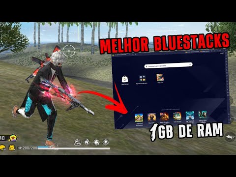 DESCOBRI O MELHOR EMULADOR BLUESTACKS LEVE PARA QUALQUER PC FRACO MELHORES CONFIGURAÇÕES 🔥🚀 FREEFIRE