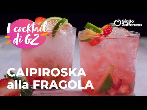 🍓 CAIPIROSKA alla FRAGOLA - I COCKTAIL di GIALLOZAFFERANO✨❤️🍹