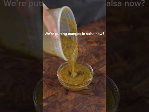 Would You Eat Mango Habanero Salsa? #cooking #recipe #salsarecipe #mangohabanero