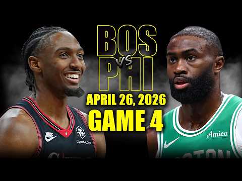 Boston Celtics vs Philadelphia 76ers Full Game 4 Highlights - April 26, 2026 | NBA Playoffs