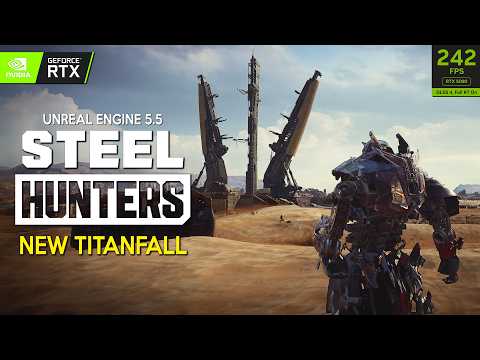 STEEL HUNTERS New Closed Beta Gameplay | FREE Mecha Hero Shooter like TITANFALL and ARMORED CORE