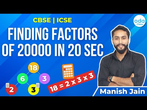 Trick: Finding Factors of 20000 in 20 Seconds | CBSE | ICSE | Math