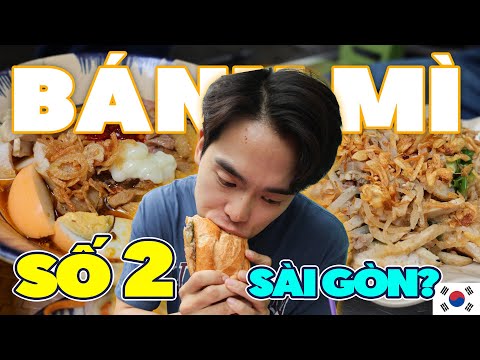 Người Hàn quyết tâm ăn thử bánh mì NGON NHÌ Sài Gòn, bánh mì chấm, bánh mì hấp,.. hot trên TikTok