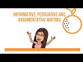 Understanding Argumentative and Persuasive Writing