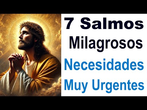 Los 7 SALMOS MÁS MILAGROSOS y PODEROSOS del MUNDO para NECESIDADES MUY URGENTES ✨