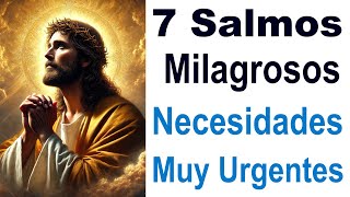 Los 7 SALMOS MÁS MILAGROSOS y PODEROSOS del MUNDO para NECESIDADES MUY URGENTES ✨