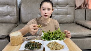 ออมรวก&แจ่วหน่อไม้ส้ม😋กินข้าวน้ำกันเด้อพี่น้อง#ເອາະຮວກແຈ່ວນໍ່ໄມ້ສົ້ມ ແຊບຫຼາຍ👍🏻