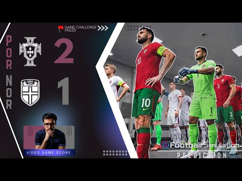 <strong>Portugal</strong> 2 vs 1 Norway [Highlights] | Nations League 2026/<strong>27</strong> | Simulation eFootball &amp; GameChallenge