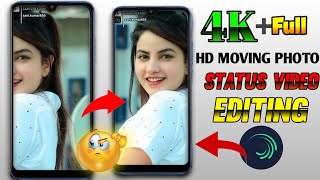 4k+ full screen trending  photo slide video editing | moving photo video editing | Alight motion