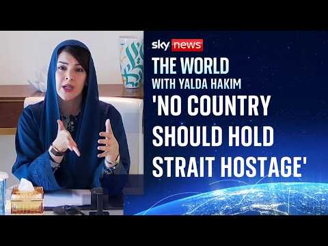 YouTube video thumbnail: UAE Says 'no Country Should Hold Strait Hostage'