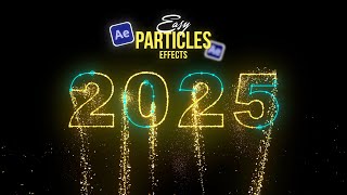 After Effects Tutorial: Particles Logo & Text Animation | Simple Way - No Plugings | 2025