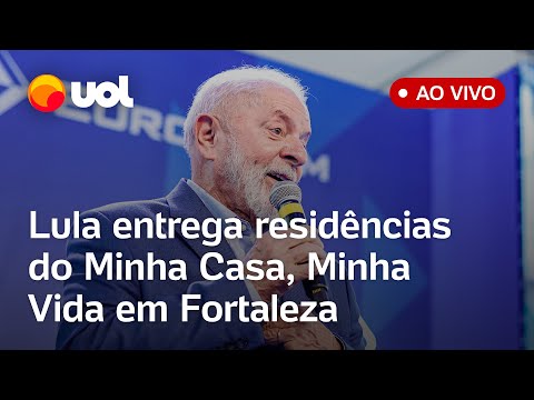 Lula fala ao vivo e entrega 416 residências do Minha Casa, Minha Vida em Fortaleza; acompanhe