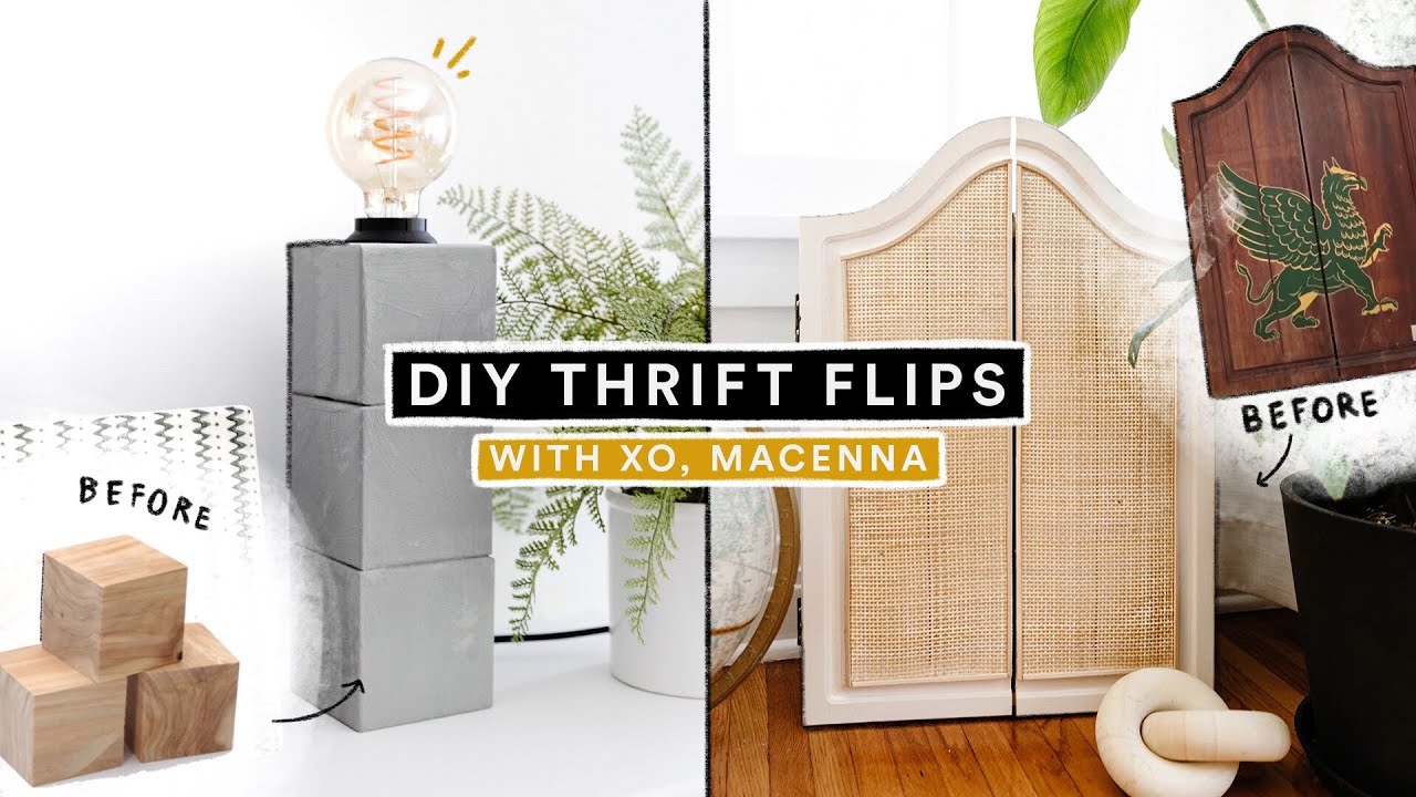 Diy thrift flip room decor with xo, macenna Lone Fox