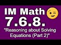 Solving Equations and Financial Terms