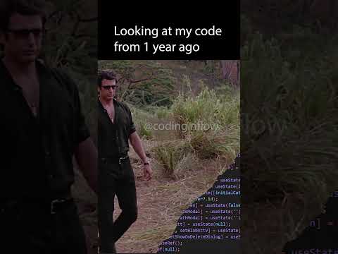 Looking at my old code 👀 😫 #webdevelopment #developer #developermemes