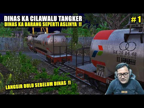 DINAS KERETA API TANGKER - PERTAMA KALI DINAS BARANG PART 1
