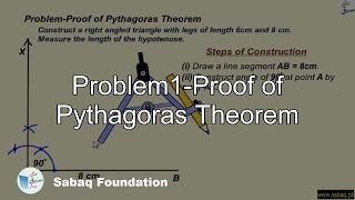 Problem1-Proof of Pythagoras Theorem