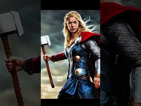 Thor Ai 4k HDR Video Edit #shorts #marvel #ai #thor