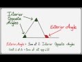 Exploring Exterior Angles in Triangles
