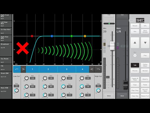 How to Use a High Pass Filter (or Low Cut Filter) on a TouchMix