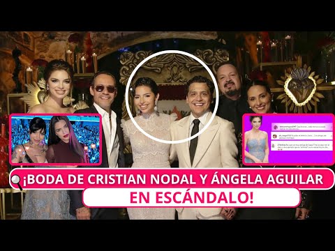 ¡Polémica en la boda de Cristian Nodal y Ángela Aguilar por la presencia de Nadia Ferreira! 💥👀