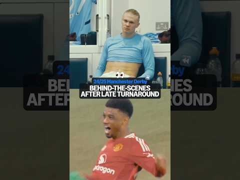Behind-the-scenes from THAT Manchester <strong>Derby</strong> in 24/25 🤯⏮️ #mancity #manunited #premierleague #mufc