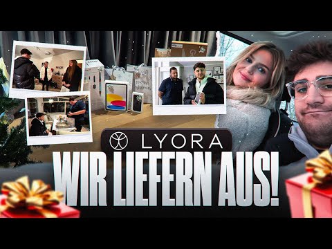 MELINA UND ICH LIEFERN EURE LYORA PAKETE PERSÖNLICH AUS!😍🎁