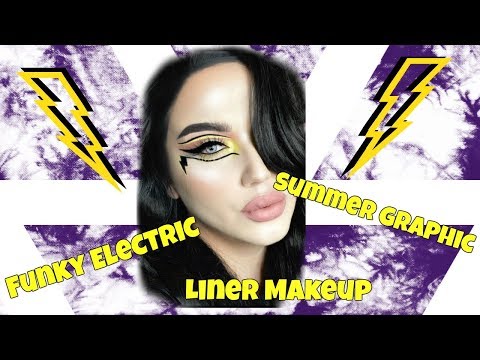Electric Graphic Summer Liner Makeup