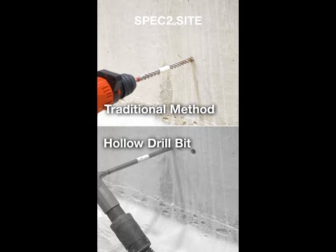 #shorts Hollow Drill Bit vs Traditional Method - Do This, Don't Do This!