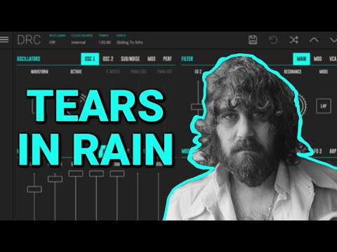 How to make the sounds from Vangelis 'Tears in Rain' (from Blade Runner) with DRC