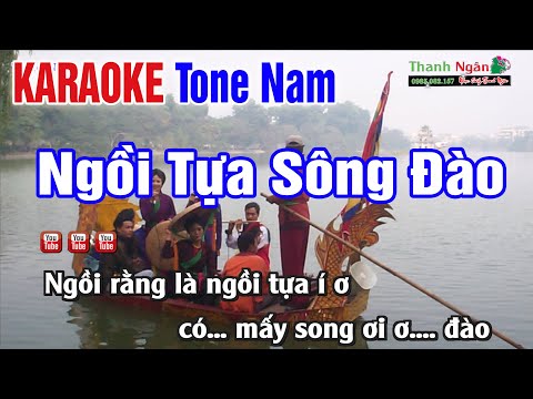 Ngồi Tựa Sông Đào Karaoke Tone Nam – Beat Quan Họ Nhạc Sống Thanh Ngân