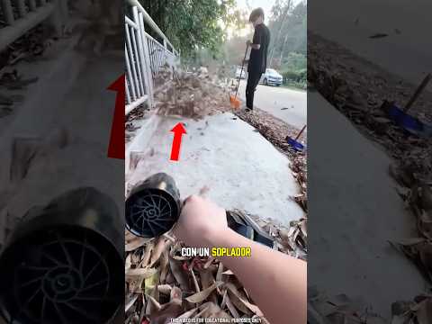 Este dispositivo limpia la basura de forma rápida y sencilla 😮 #shorts