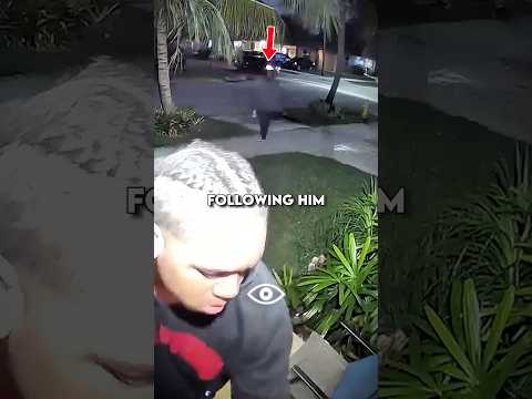 This Doorbell Camera Captured Grandpa Protecting Grandson! #shorts