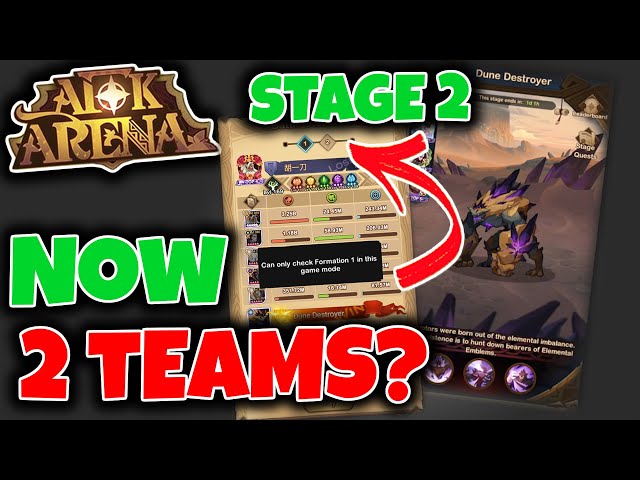 DUNE DESTROYER Stage 2 Teams // AFK ARENA Event Boss Guide