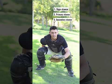 5 catching stances (and what they look like!) #baseball #catcher #shorts