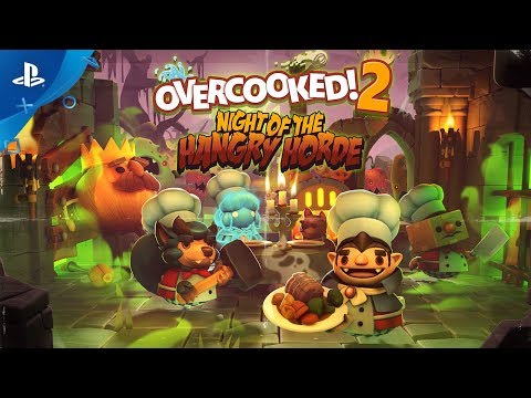 Overcooked! 2 - Night of the Hangry Horde Release Trailer | PS4
